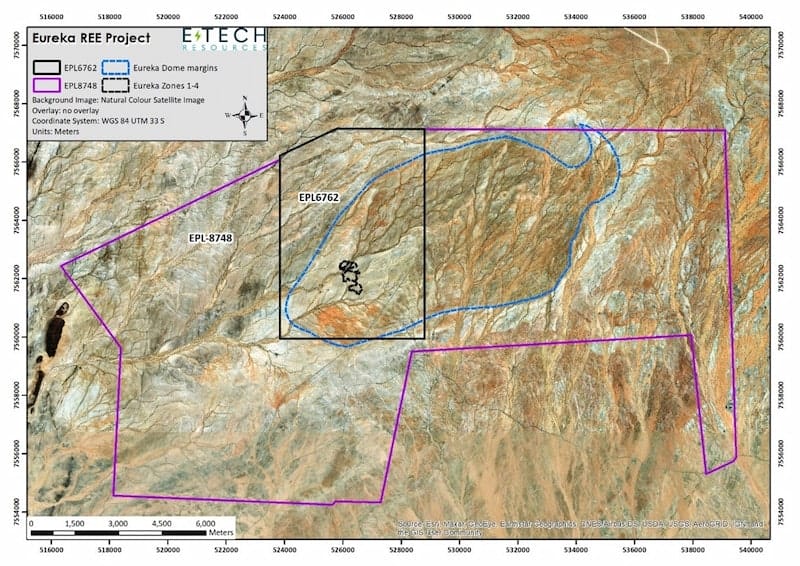 E-Tech Resources Eureka Dome project for Novamera's Surgical Mining Technologies.